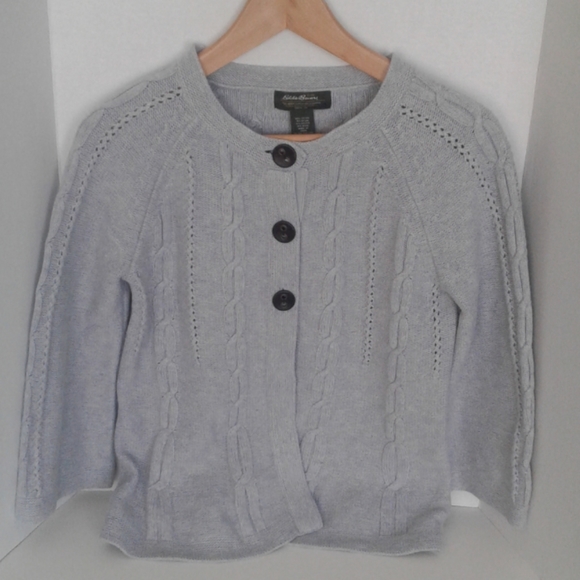 Eddie Bauer Sweaters - Eddie Bauer grey cardigan